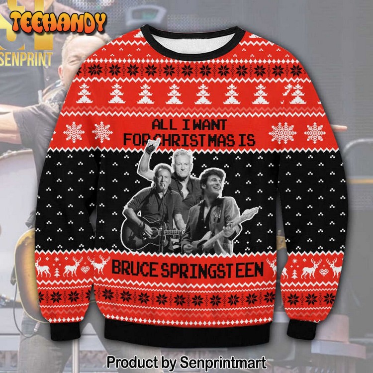 bruce springteen ugly xmas sweater kfjzc