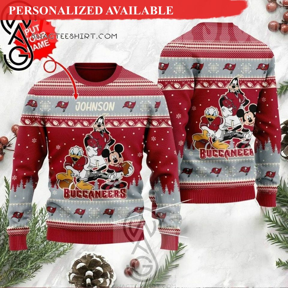 buccaneers football mickey christmas ugly sweater 6373