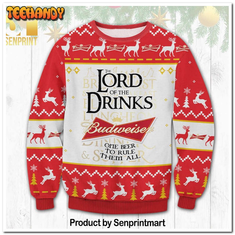 budweiser lord of the rings knitting pattern ugly xmas sweater wi9wp