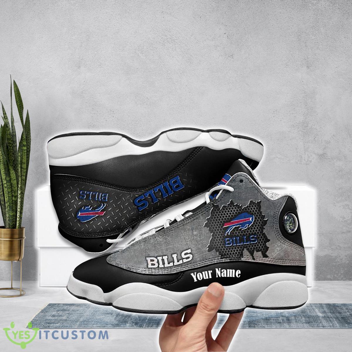 buffalo bills football team custom name air jordan 13 running shoes gift for real fans