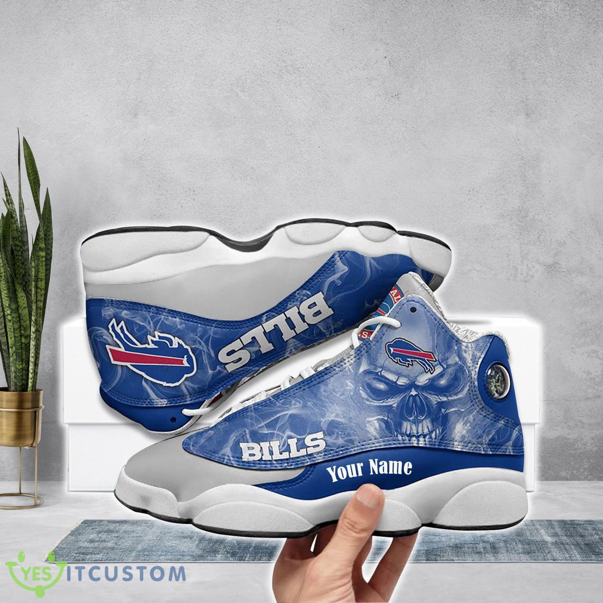 buffalo bills football team custom name air jordan 13 running shoes special gift for fans