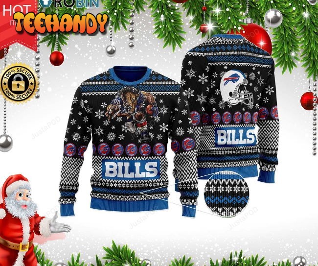 buffalo bills football ugly christmas sweater all over print sweatshirt qjjat