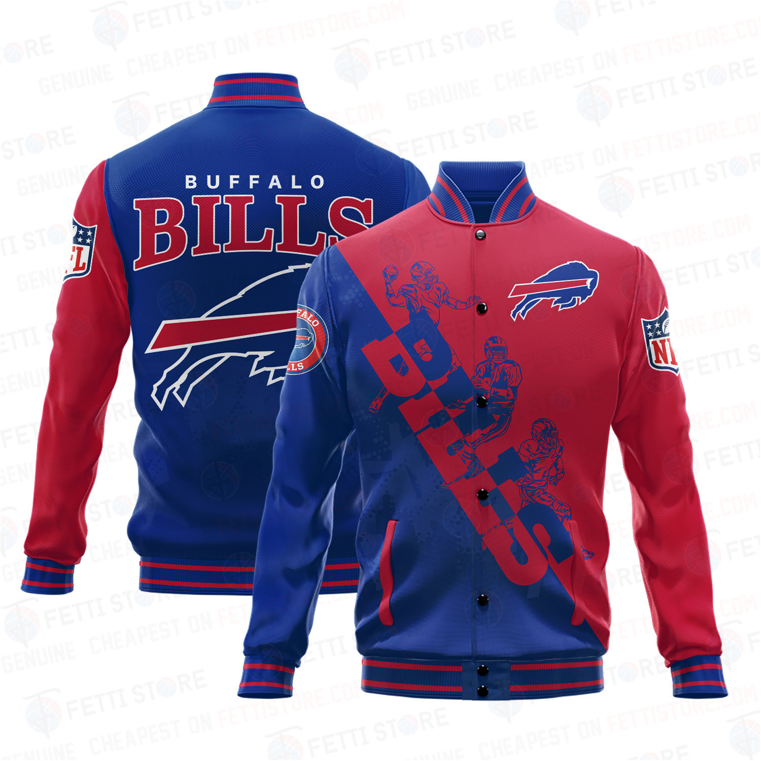 buffalo bills nfl baseball varsity jacket baseball jacket all over print shdl xseur