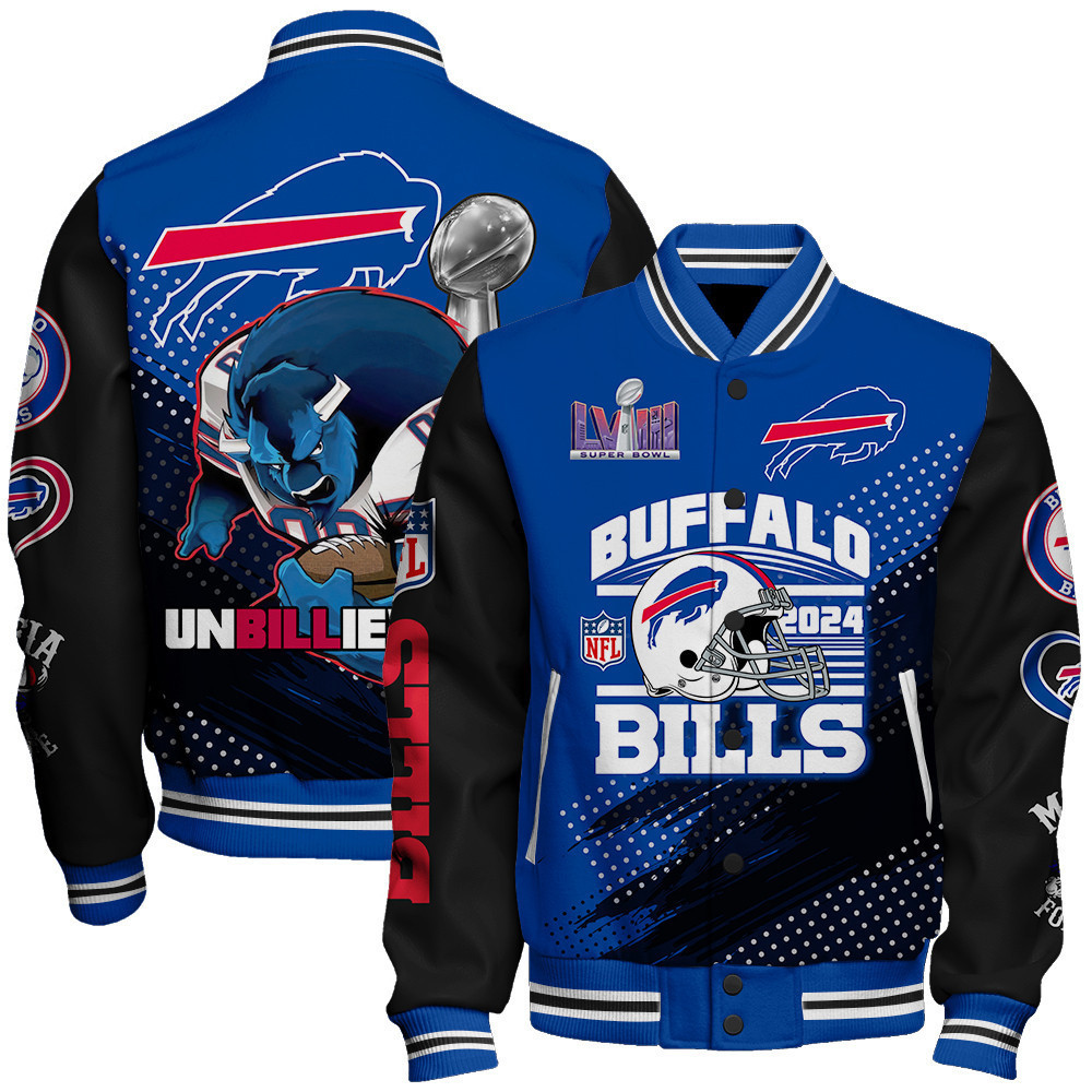 buffalo bills nfl baseball varsity jacket baseball jacket all over print stm v3 q5rrs