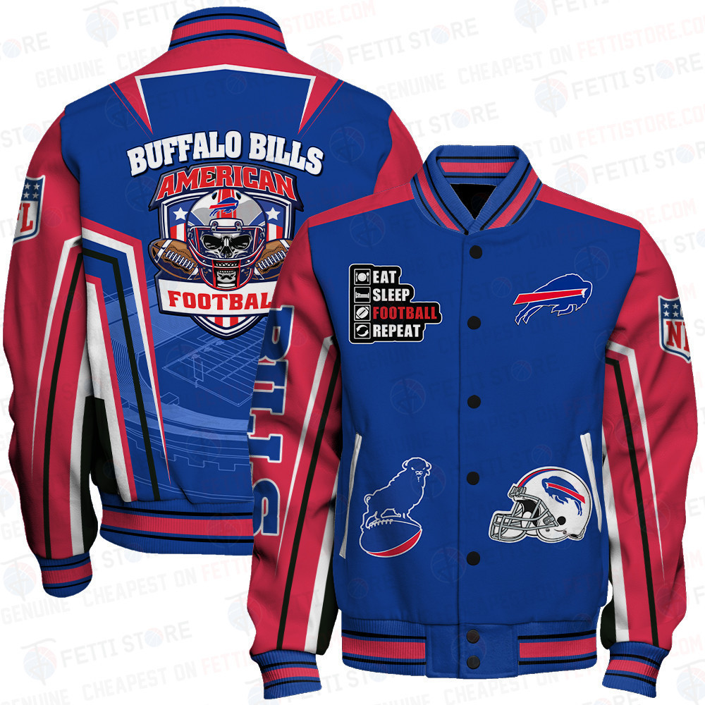 buffalo bills nfl baseball varsity jacket baseball jacket all over print stm v4 xkahj