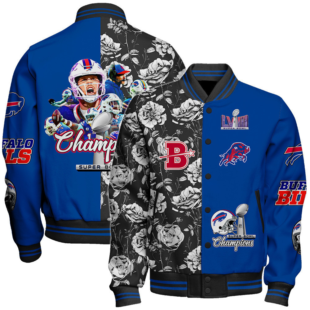 buffalo bills nfl baseball varsity jacket baseball jacket all over print stm v6 beks7