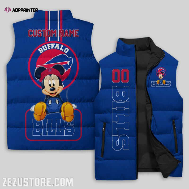 buffalo bills nfl sleeveless puffer jacket custom for fans gifts 24