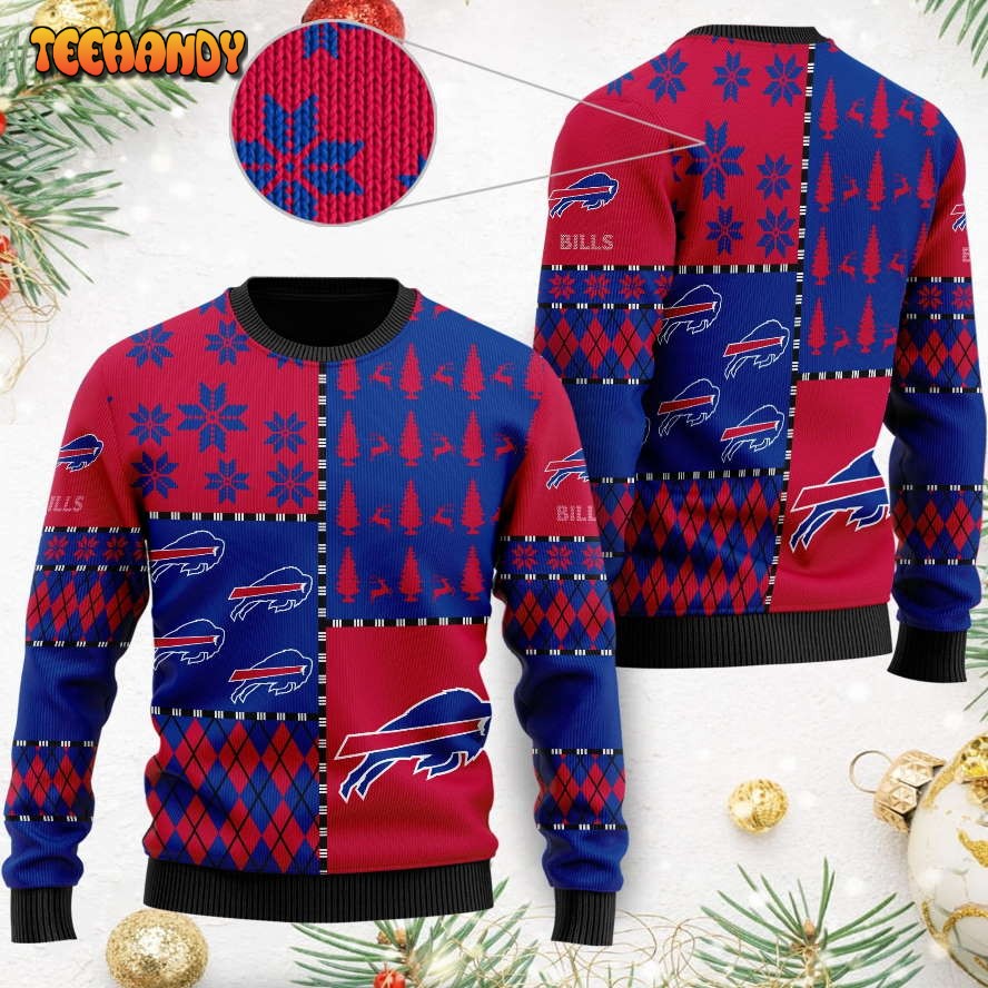 buffalo bills ugly christmas sweaters best christmas gift for bills fans ugly sweater hci2x