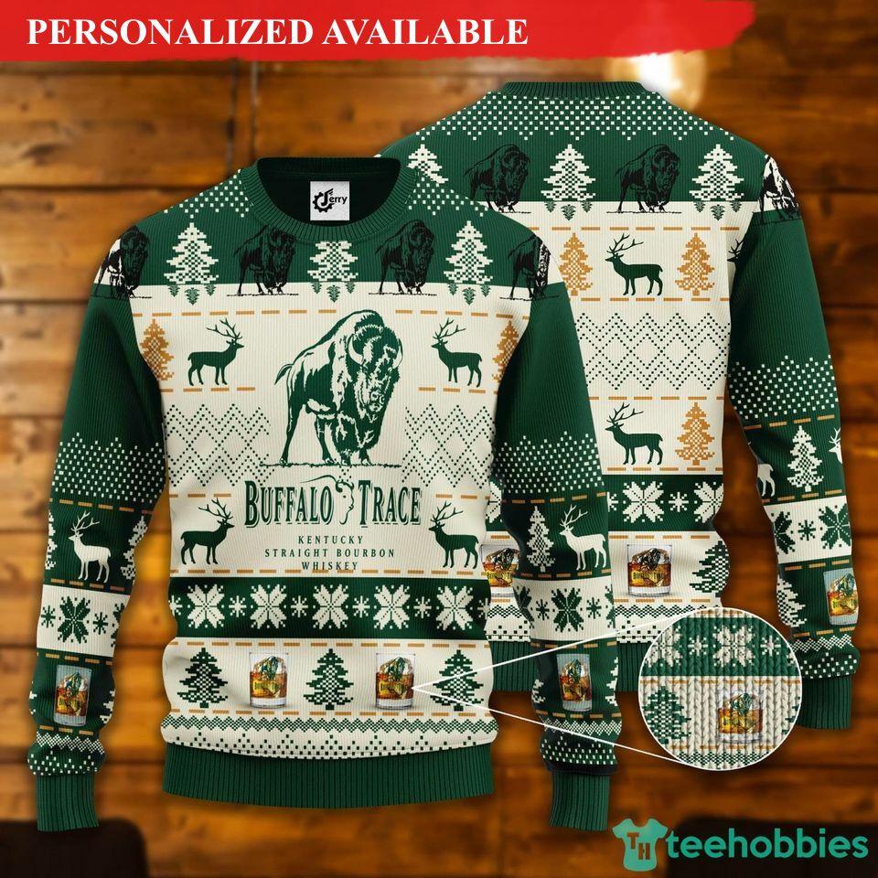 buffalo trace beer ugly christmas sweater beer lover sweater 7276