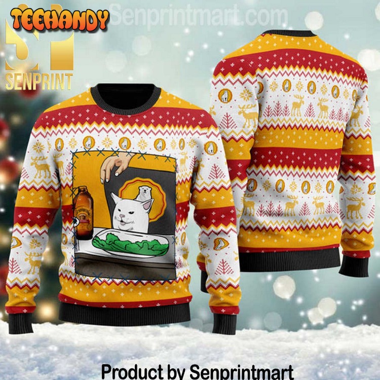 bundaberg cat meme gift ideas pattern ugly xmas sweater q1mo3