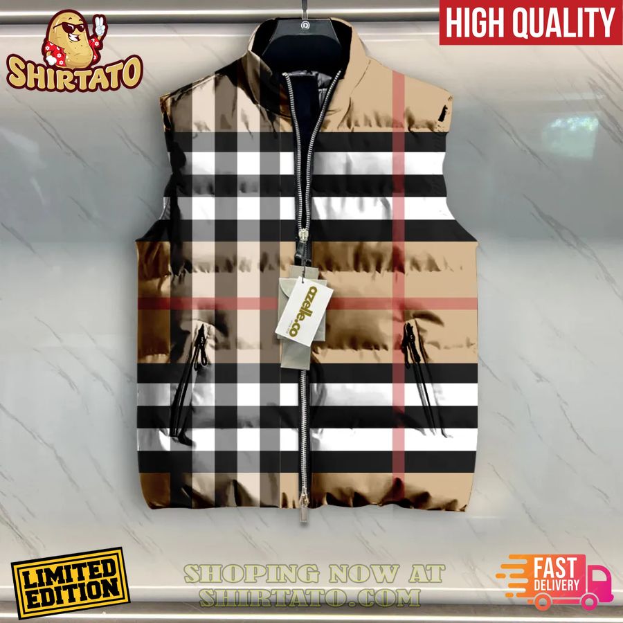 burberry plaid pattern sleeveless down jacket style 04 1 RAsR1