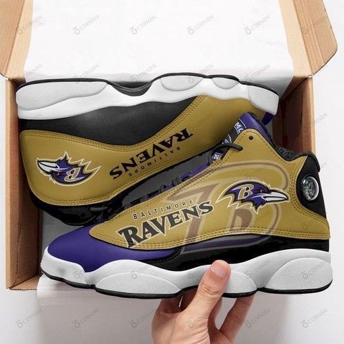 buy baltimore ravens football custom tennis aj13 shoes sport sneakersnlnsa