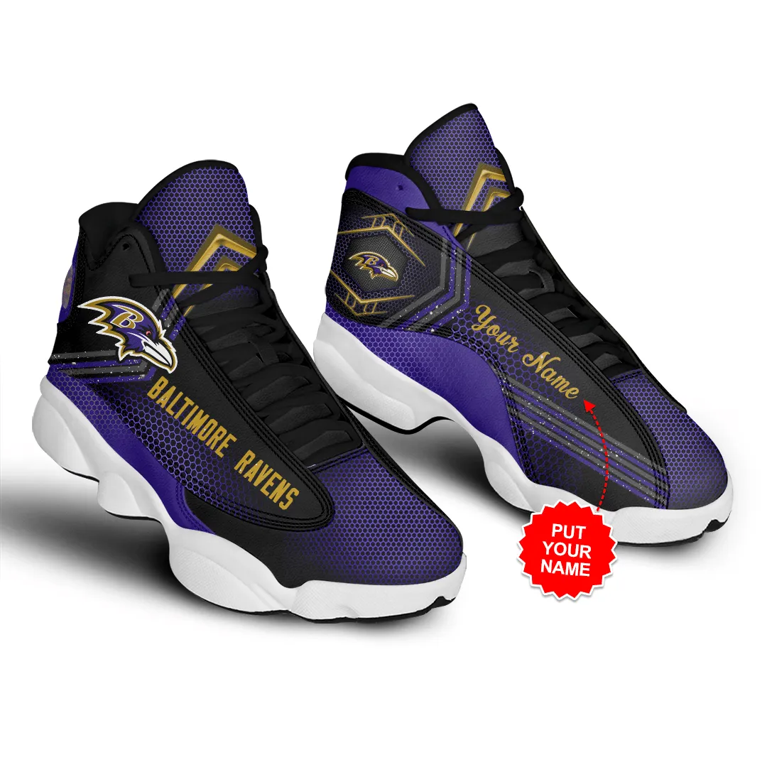 buy baltimore ravens mens air jd13 custom name personalized shoesfbedq