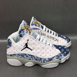 buy best louis vuitton blue white lv aj13 sneakers shoes hot gifts for men women htxy4vl