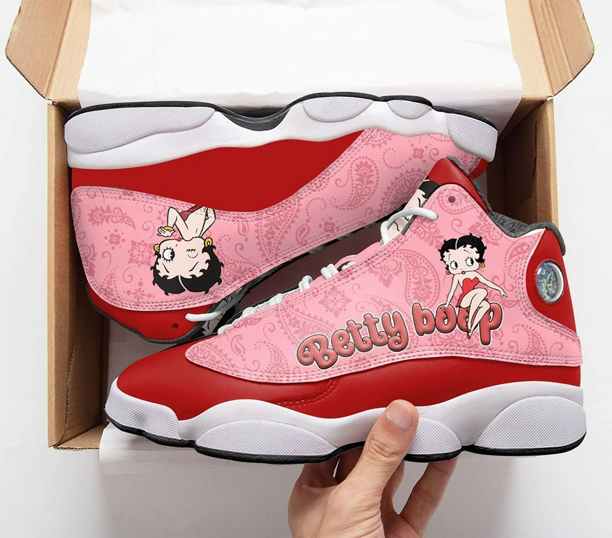 buy betty boop cartoon leather shoes betty boop sneakers betty boop running shoes shoes for betty boop lover cartoon character shoes giftnyzsa