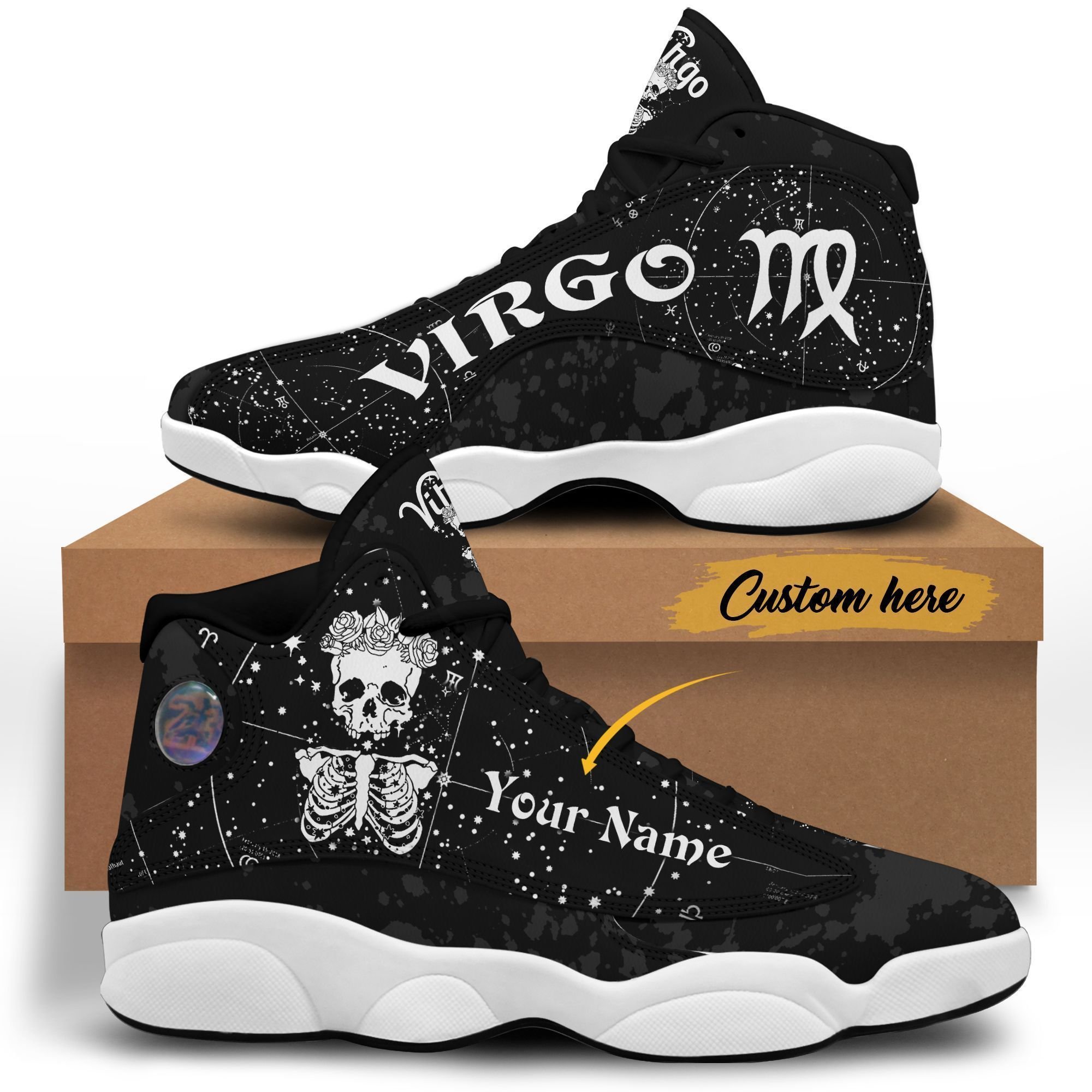 buy black and white virgo jd 13 thm 264 aj13 sneaker air jd13 sneakers personalized shoes designqr7cx