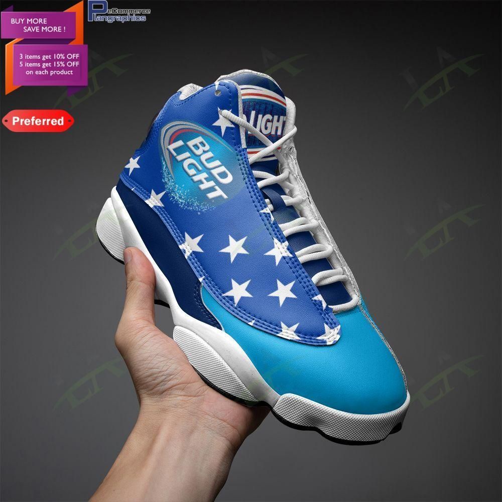 buy bud light air jd13 shoes sneakers aj13 sneaker air jd13 sneakers personalized shoes designndcie