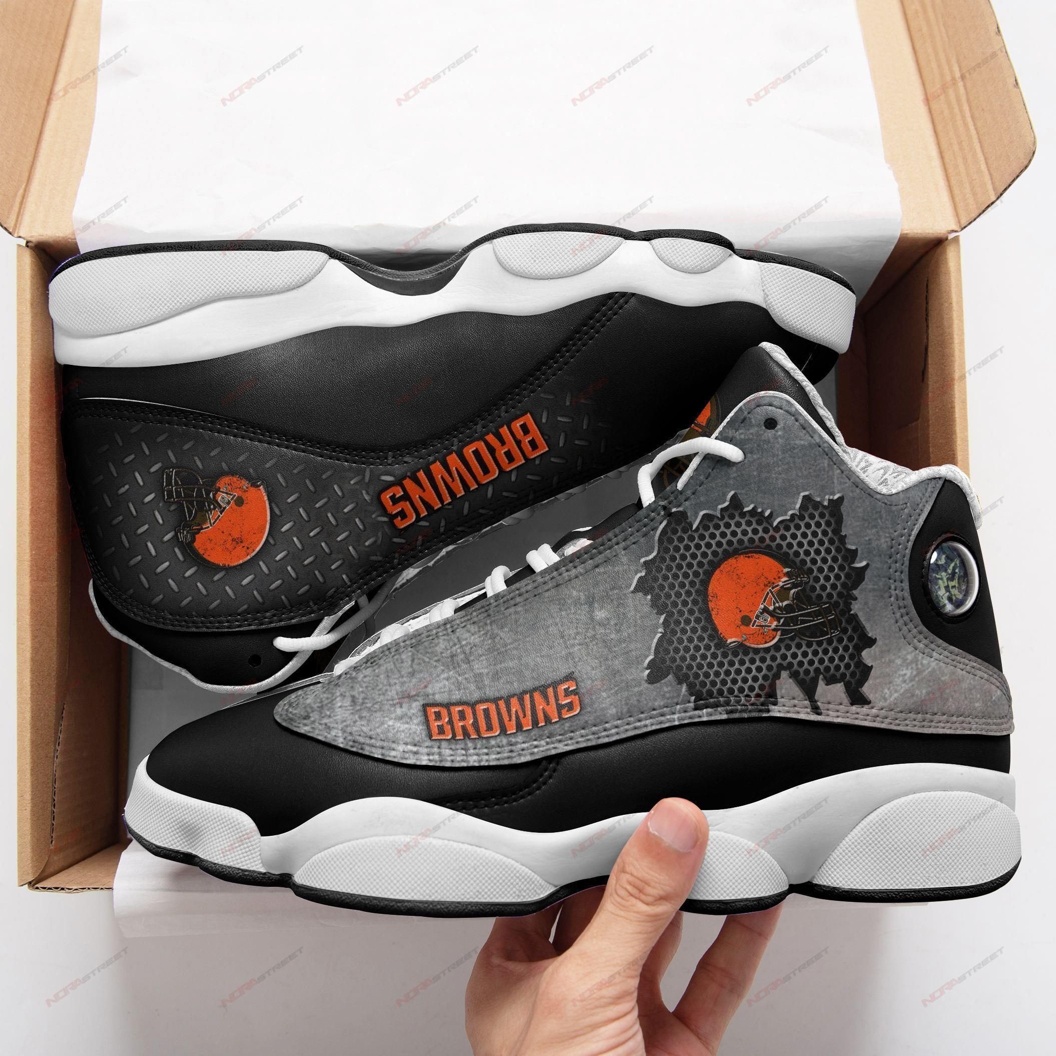 buy cleveland browns aj13 shoes sport v170 sneakers air jd13 sneakers personalized shoes designghfto