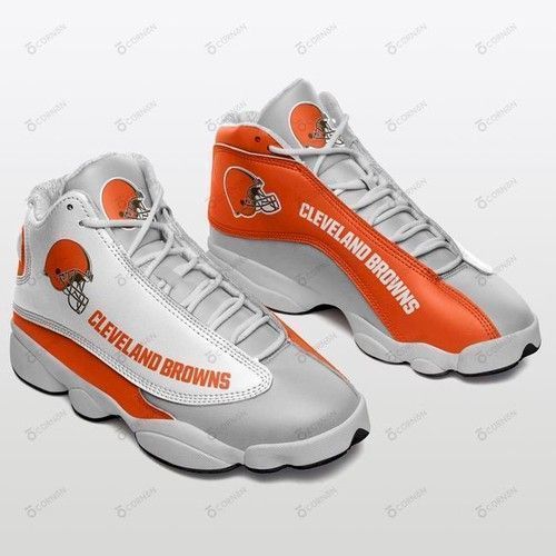 buy cleveland browns customized aj13 tennis for fan shoes sport sneakerswyucn