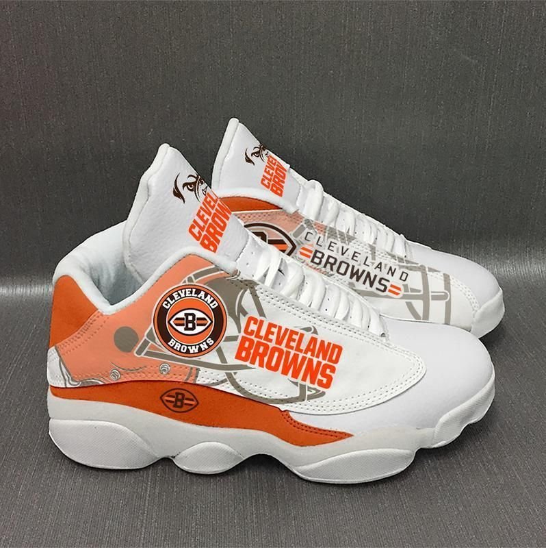 buy cleveland browns football team air jd13 shoes custom air jd13 sneakersbrowns1056242 sneakers aj13 sneaker air jd13 sneakers personalizedbxylk