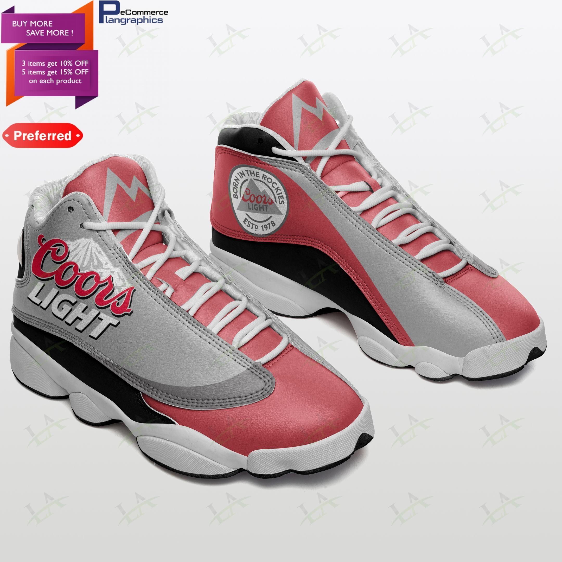 buy coors light air jd13 shoes sneakers aj13 sneaker air jd13 sneakers personalized shoes designzbr0y