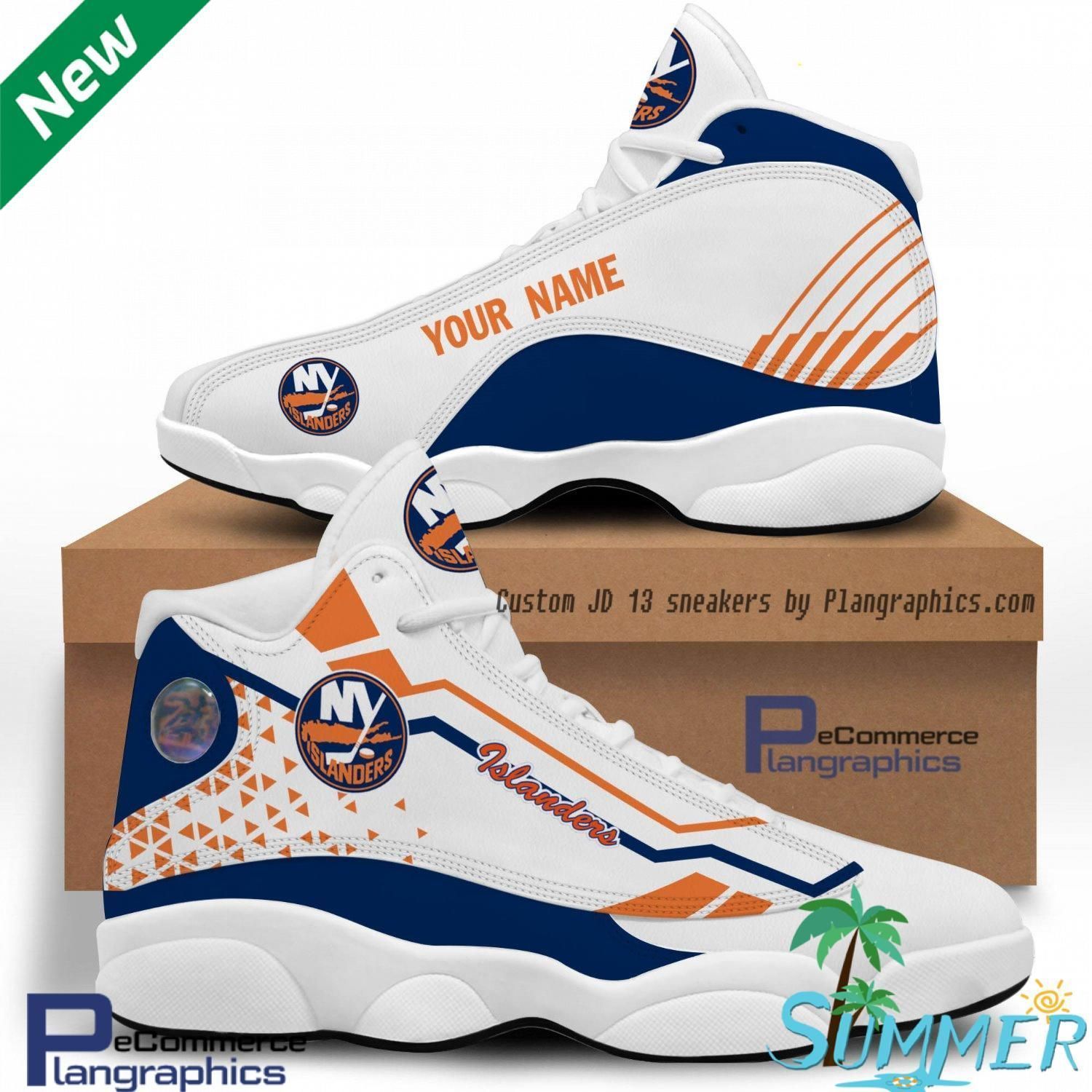 buy custom new york islanders air jd13 sneakers sneakers aj13 sneaker air jd13 sneakers personalized shoes designqgw8d