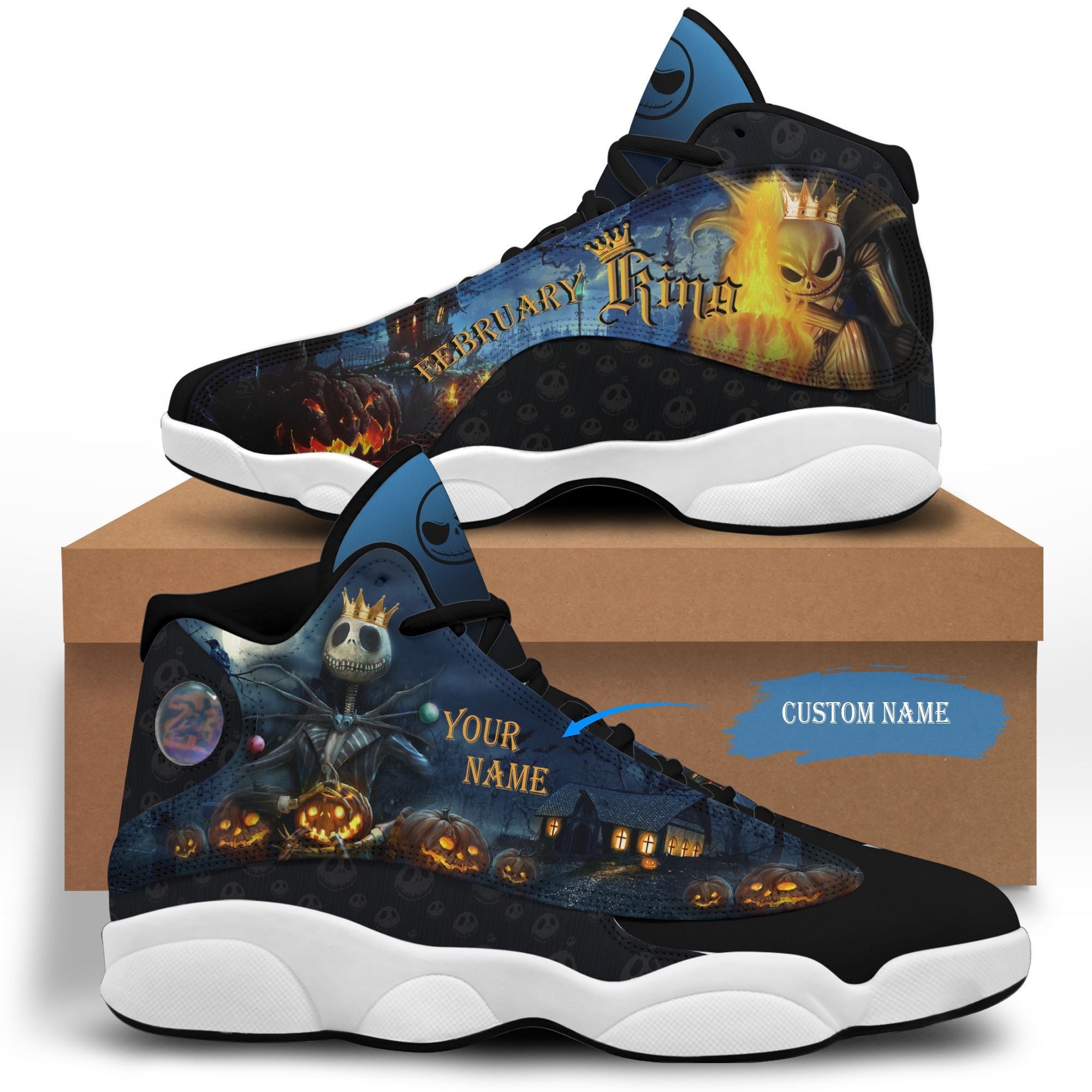 buy february king halloween air jd13 shoes 41 aj13 sneaker air jd13 sneakers personalized shoes designogva2