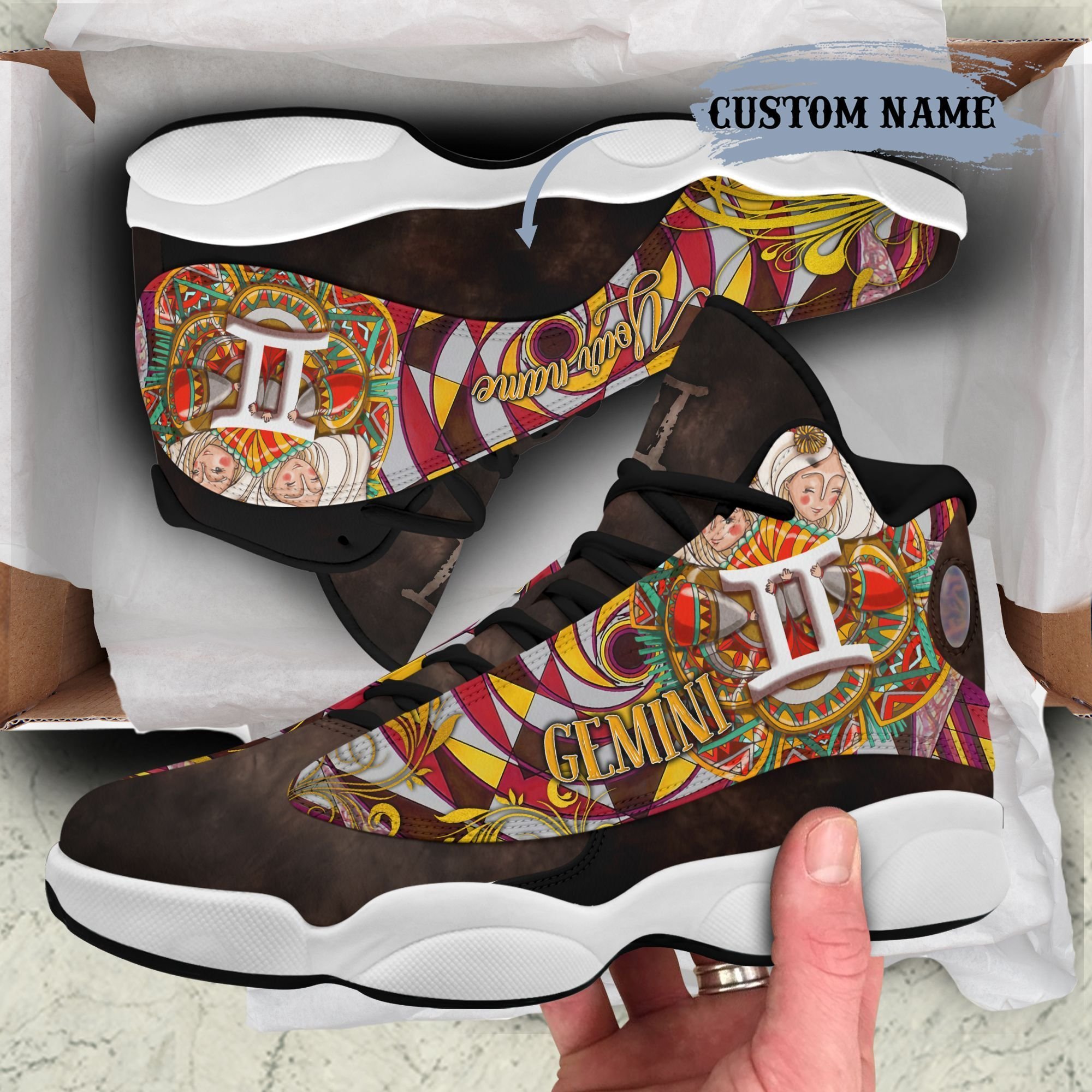 buy gemini girl air jd13 shoes phy 81 aj13 sneaker air jd13 sneakers personalized shoes designs8dg9