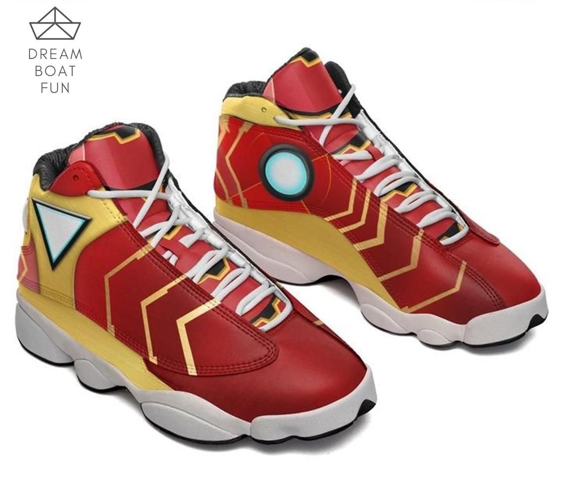 buy iron man super hero aj13 film sneakers sport shoes running shoes top giftsev2gl