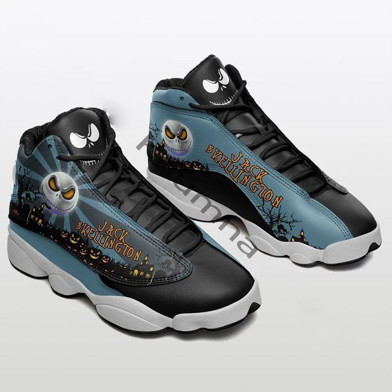 buy jack skellington air jd13 shoes y97 aj13 sneaker air jd13 sneakers personalized shoes design7ic32