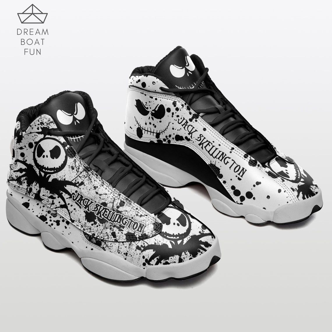 buy jack skellington nightmare christmas fans rock aj13 film sneakers sport shoes running shoes top giftspeenl