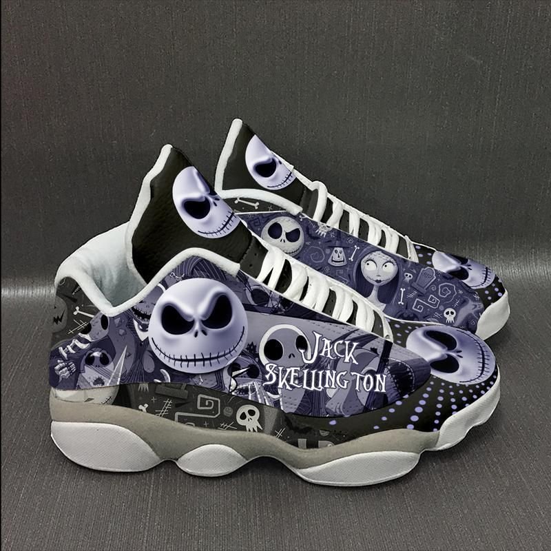 buy jack skellington shoes form aj13 sneakers v601 air jd13 sneakers personalized shoes designsouvu