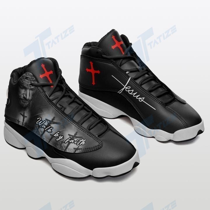 buy jesus walk by faith aj13 sneakers air jd13 xiii shoes sport air jd13 sneakers personalized shoes designreigg