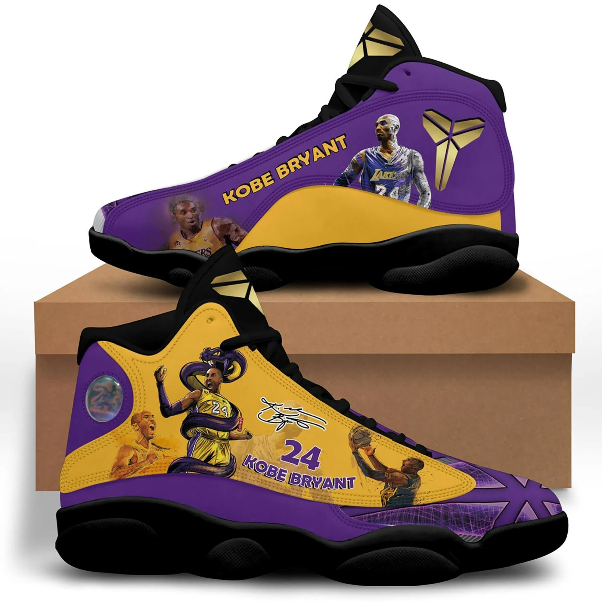 buy kobe bryant personalized aj13 mens momens shoes custom printed streetwear multi colored los angeles lakers shoesq0fqc