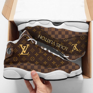 buy louis vuitton brown aj13 sneakers shoes lv hot for men women htro3ot