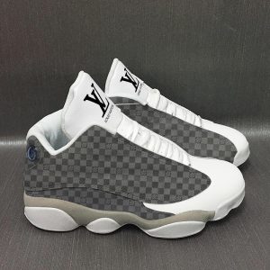 buy louis vuitton lv grey white aj13 sneakers shoes hot gifts for men women htypist