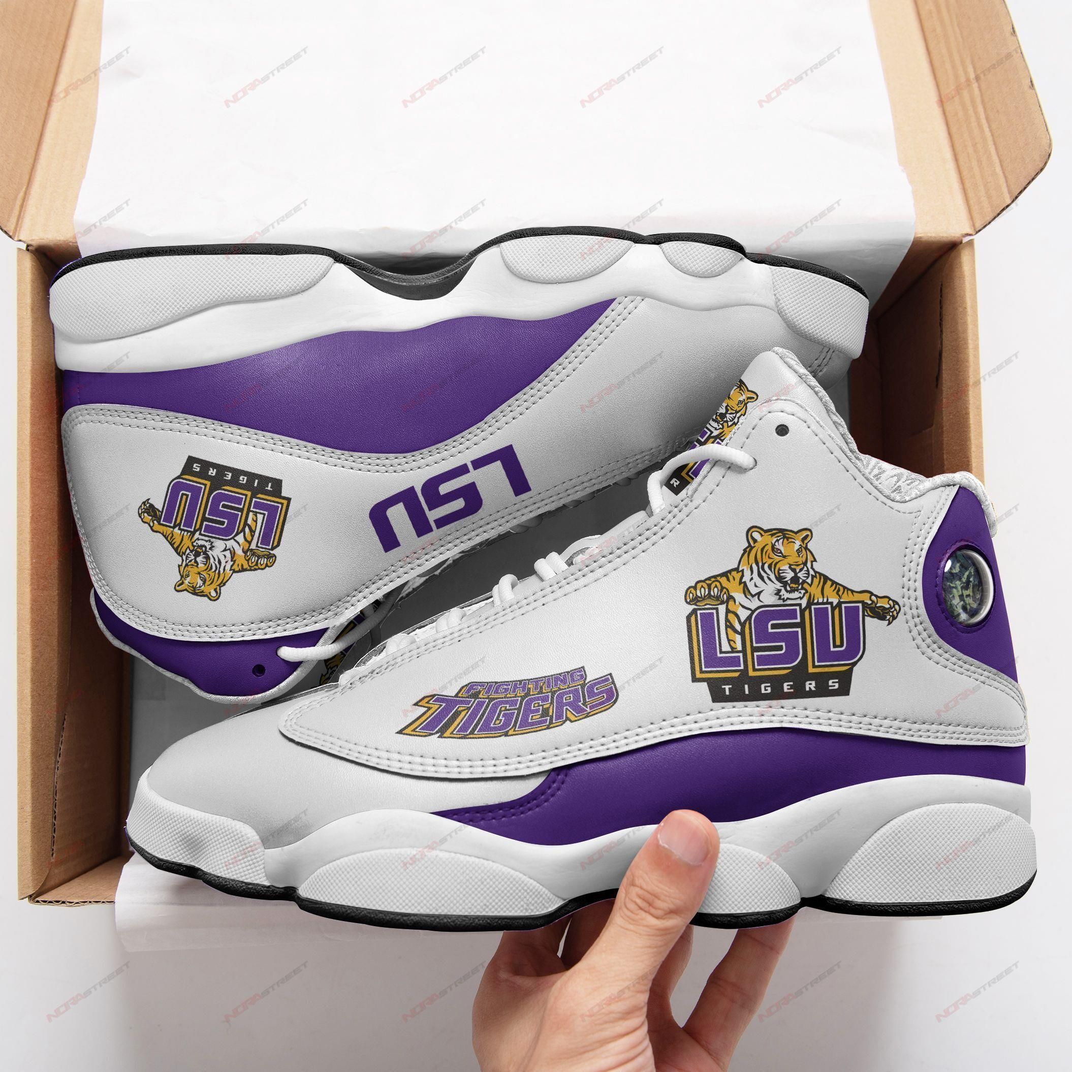 buy lsu tigers aj13 shoes sport sneakers air jd13 sneakers personalized shoes designp9ge4