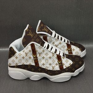 buy luxury louis vuitton lv aj13 sneakers shoes brown white gifts for men women htdekm8