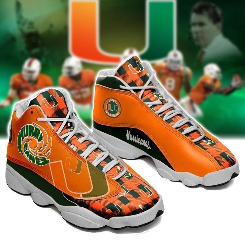 buy miami hurricanes air jd13 shoes custom air jd13 sneakers sneakers aj13 sneaker air jd13 sneakers personalized shoes designelpcu