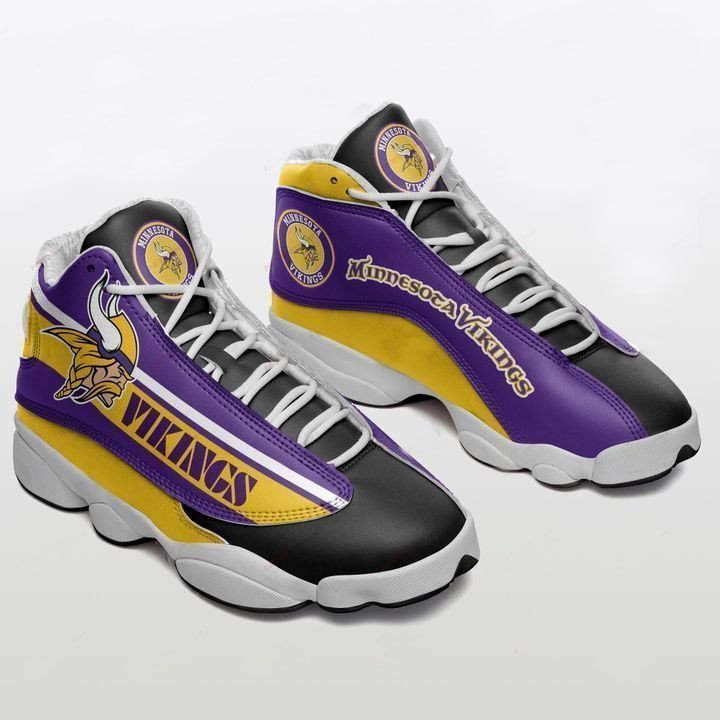 buy minnesota vikings football aj13 shoes sport sneakersgtibj