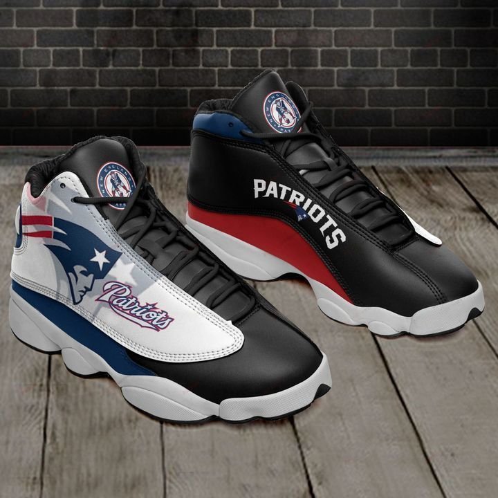 buy new england patriots football aj13 shoes air jd13 sneakers personalized shoes designomy8h