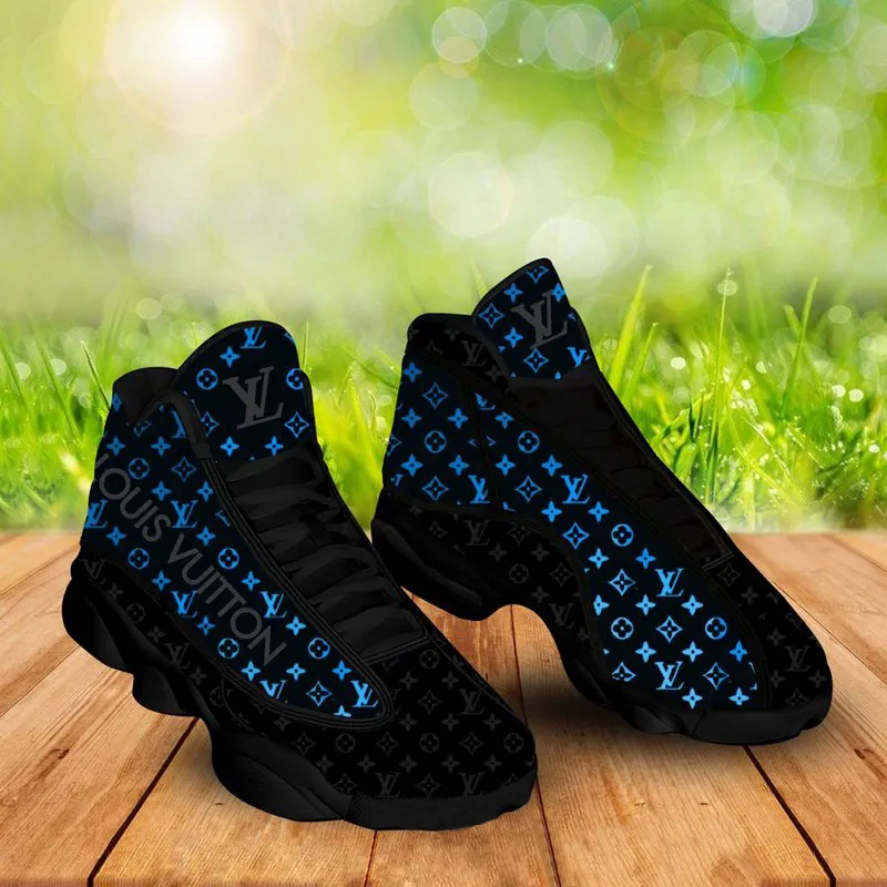 buy new louis vuitton aj13 sneakers shoes cyan neon black louis vuitton gifts for men women ljd13rnxvk