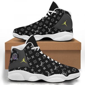 buy new louis vuitton black aj13 sneakers shoes lv gifts for men women htgp2y7