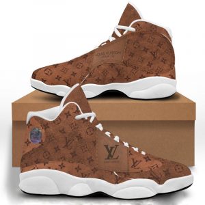 buy new louis vuitton lv paris light brown aj13 sneakers shoes for men women htyemiu