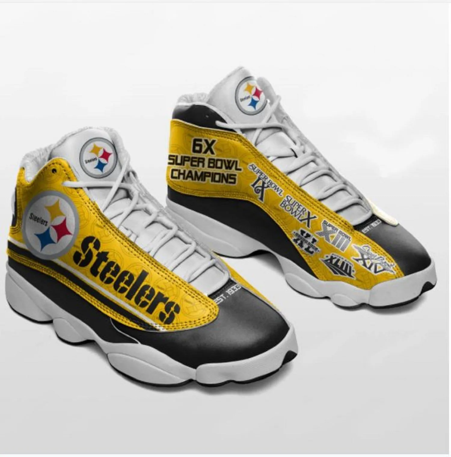 buy nfl pittsburgh steelers aj13 sneakers sport shoes for fan sneakers pitsteyeallowgrq5x