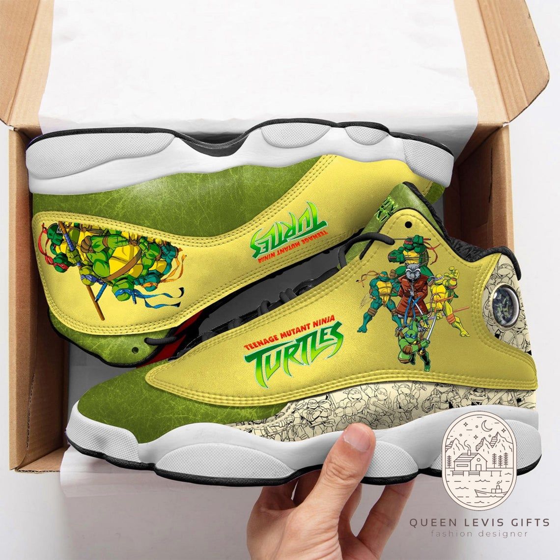 buy ninja turtles aj13 film sneakers sport shoes running shoes top giftsl0kbl