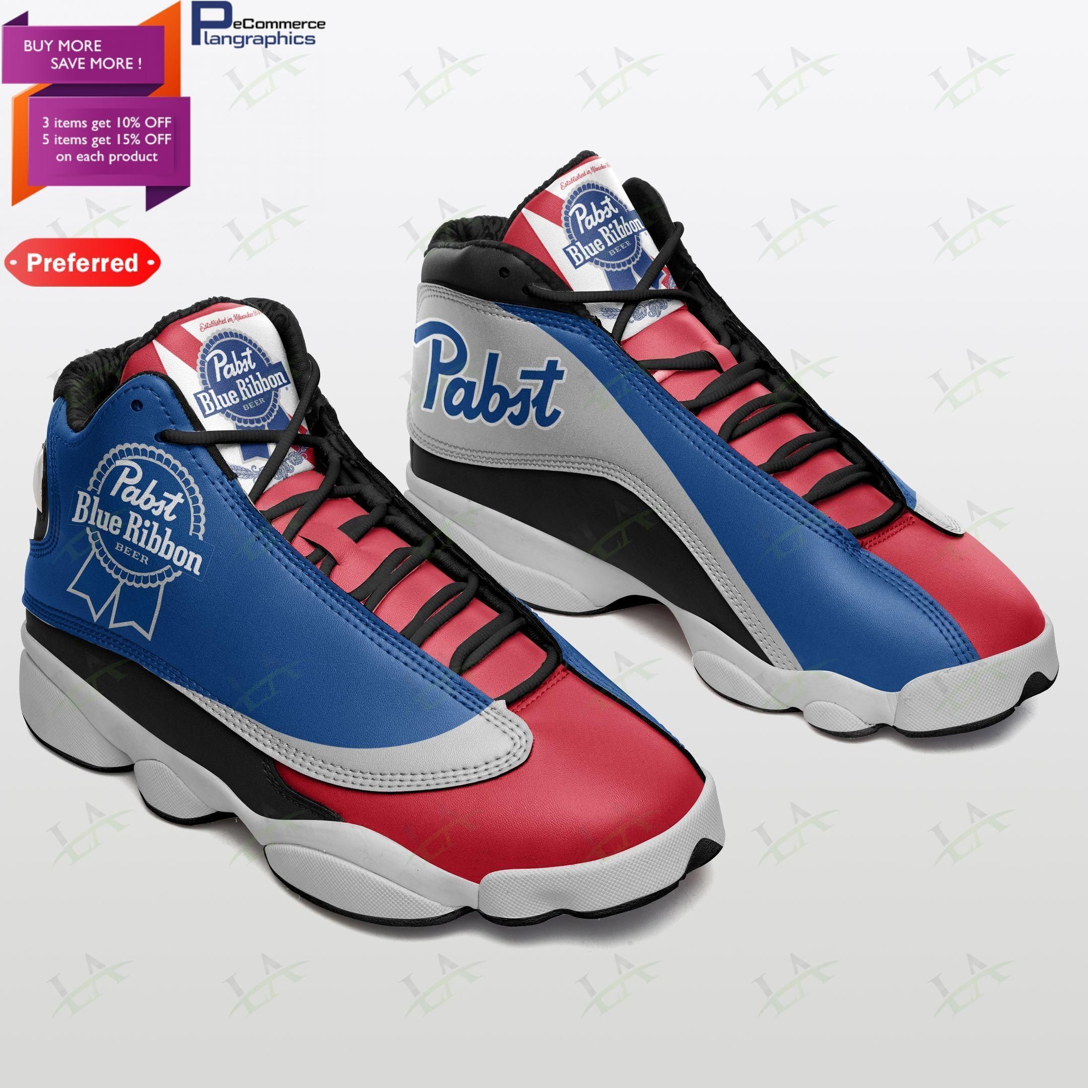 buy pabst blue ribbon air jd13 shoes sneakers aj13 sneaker air jd13 sneakers personalized shoes designz2ghn