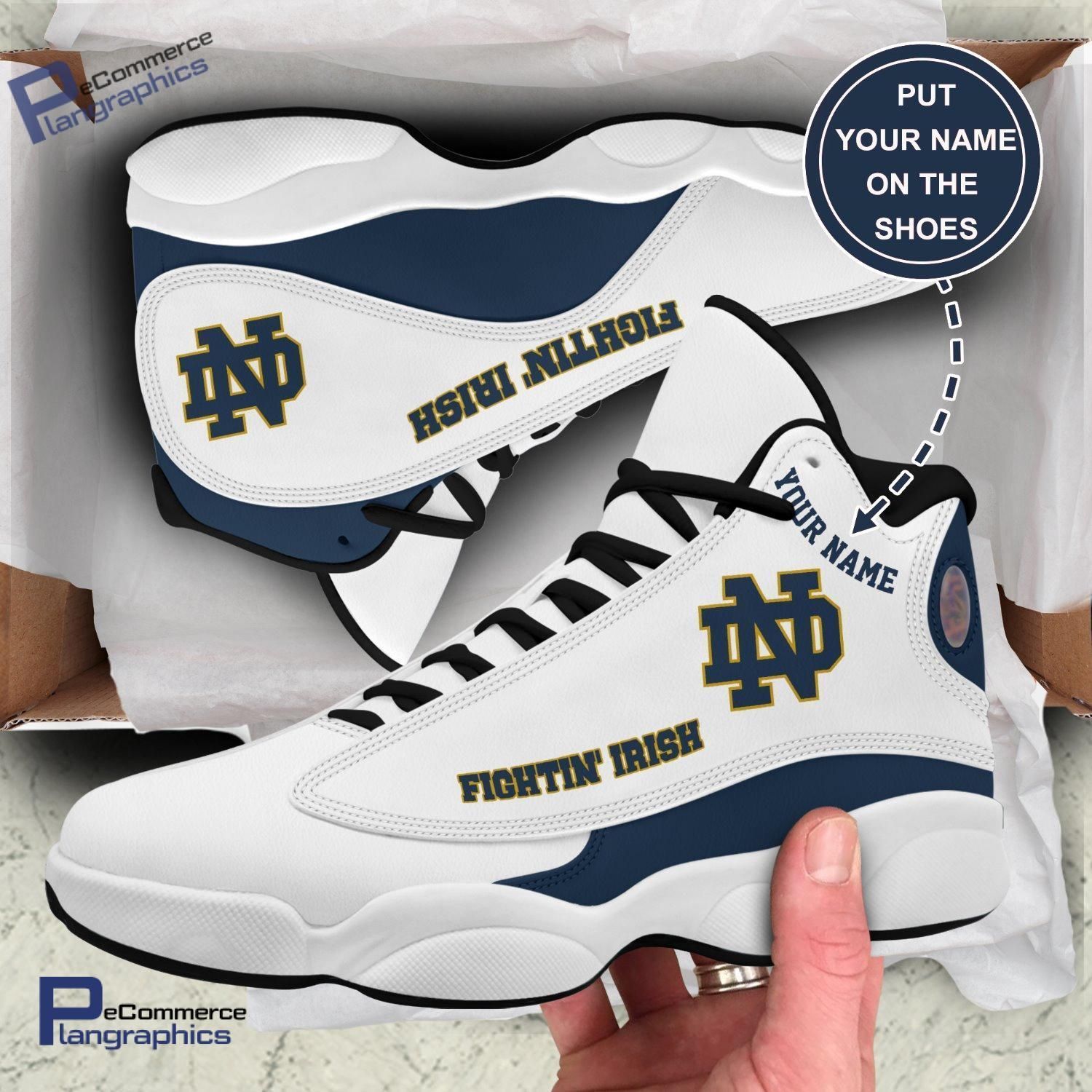 buy personalized notre dame fighting irish air jd13 sneakers sneakers aj13 sneaker air jd13 sneakers personalized shoes designaz2rj