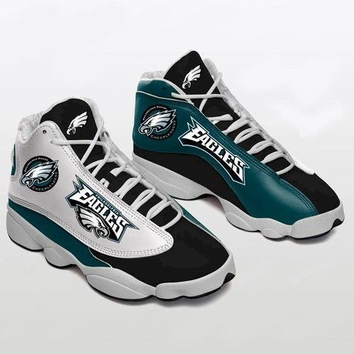 buy philadelphia eagles custom tennis aj13 for fan shoes sport sneakersurbjf