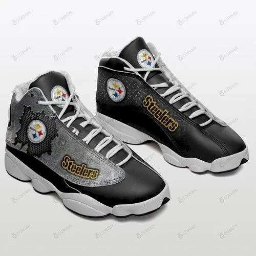 buy pittsburgh steelers air jd13 sneakers 172 custom jordanwlaah